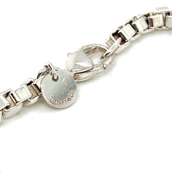 Tiffany & Co. Venetian Box Link Sterling Silver Necklace - Picture 2 of 4
